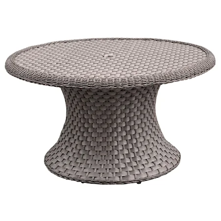 Round Chat Table w/ Glass